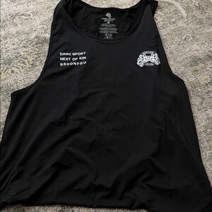 Darc Sport Black Tank with White Graphic